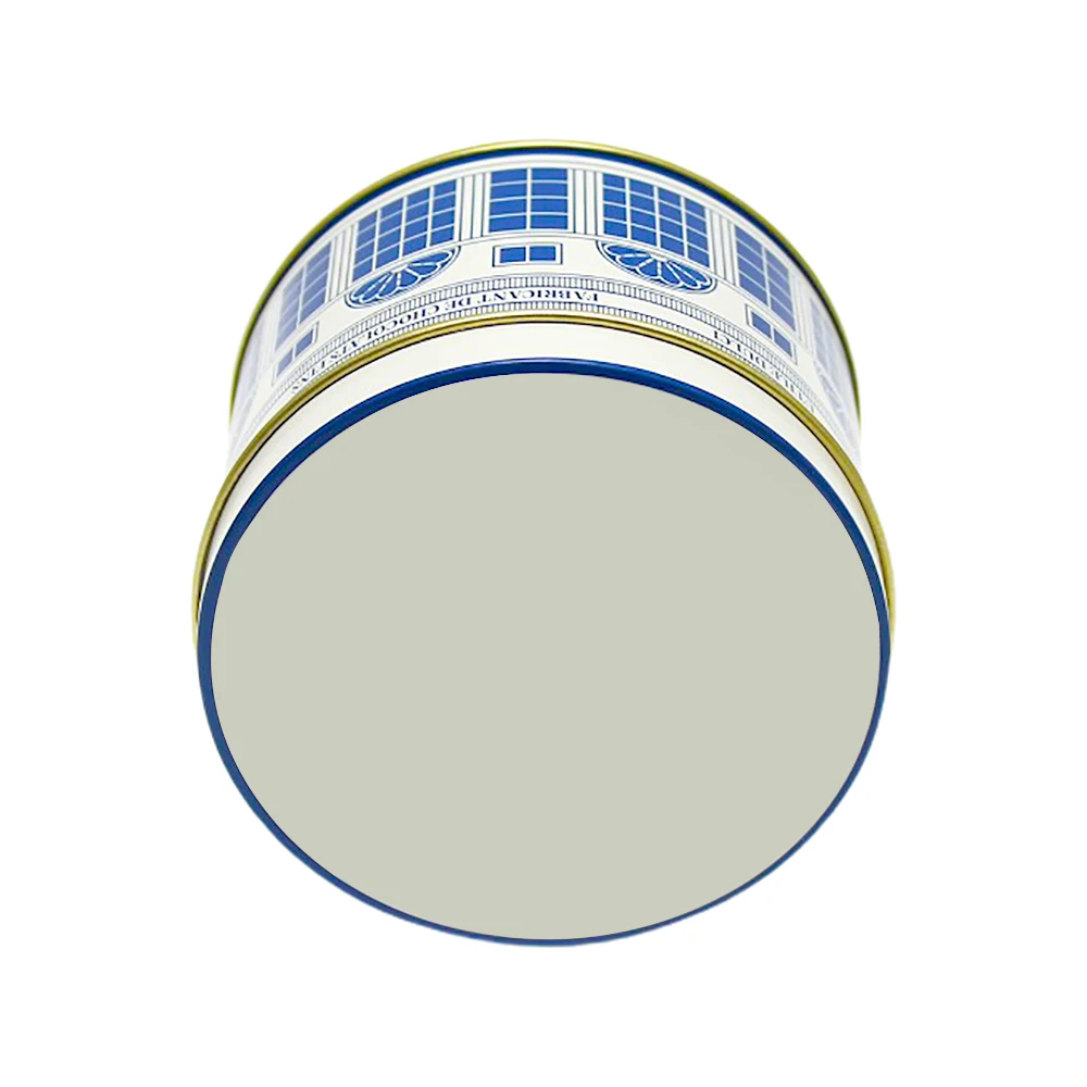 Dongguan Manufacturer Custom Luxury Tinplate Jar Storage Container Small  Metal Round Box Food Grade Tin Can With Lid