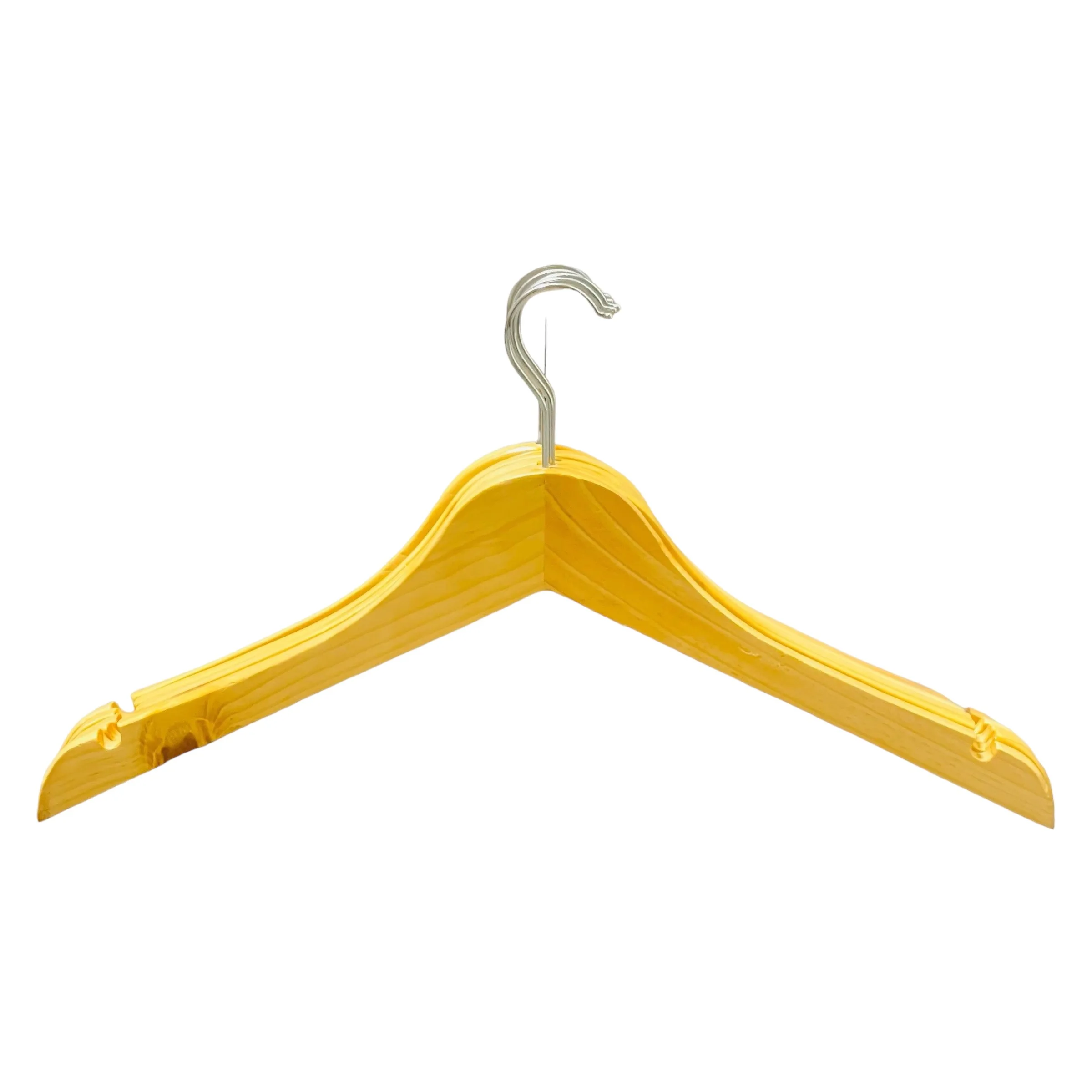 High Quality Wooden Clothes Hanger Wholesale Low MOQ Wooden Hangers for Cloths with Hyacinth Logo Made in Vietnam