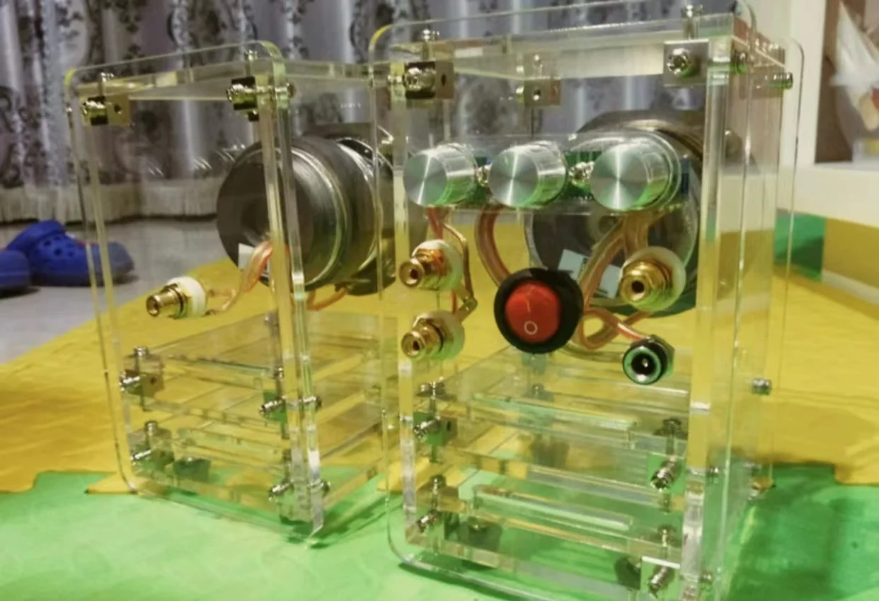 Hifi Acrylic box 2.75 inch Pc bookshelf computer desktop gaming active passive audio speakers mini home theater studio equipment