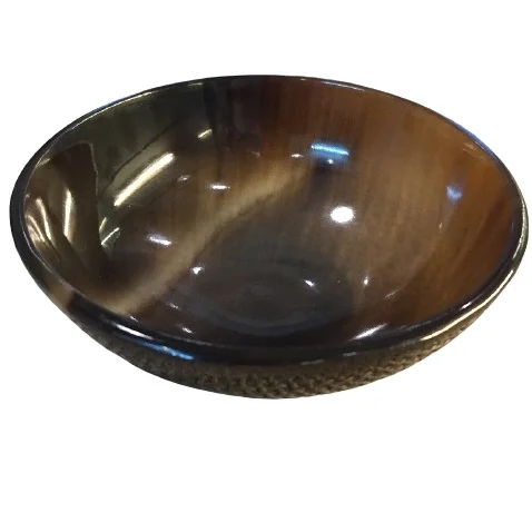 Natural buffalo horn bowl for salad provided by Vietcrafts