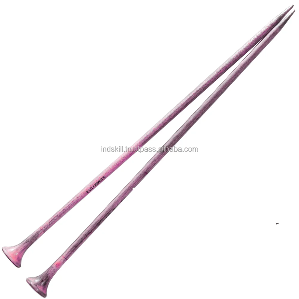 5 mm 35 cm long Fine High Quality Knitting Needle Colorful Single Handle Knitting Needle for Sweater Making