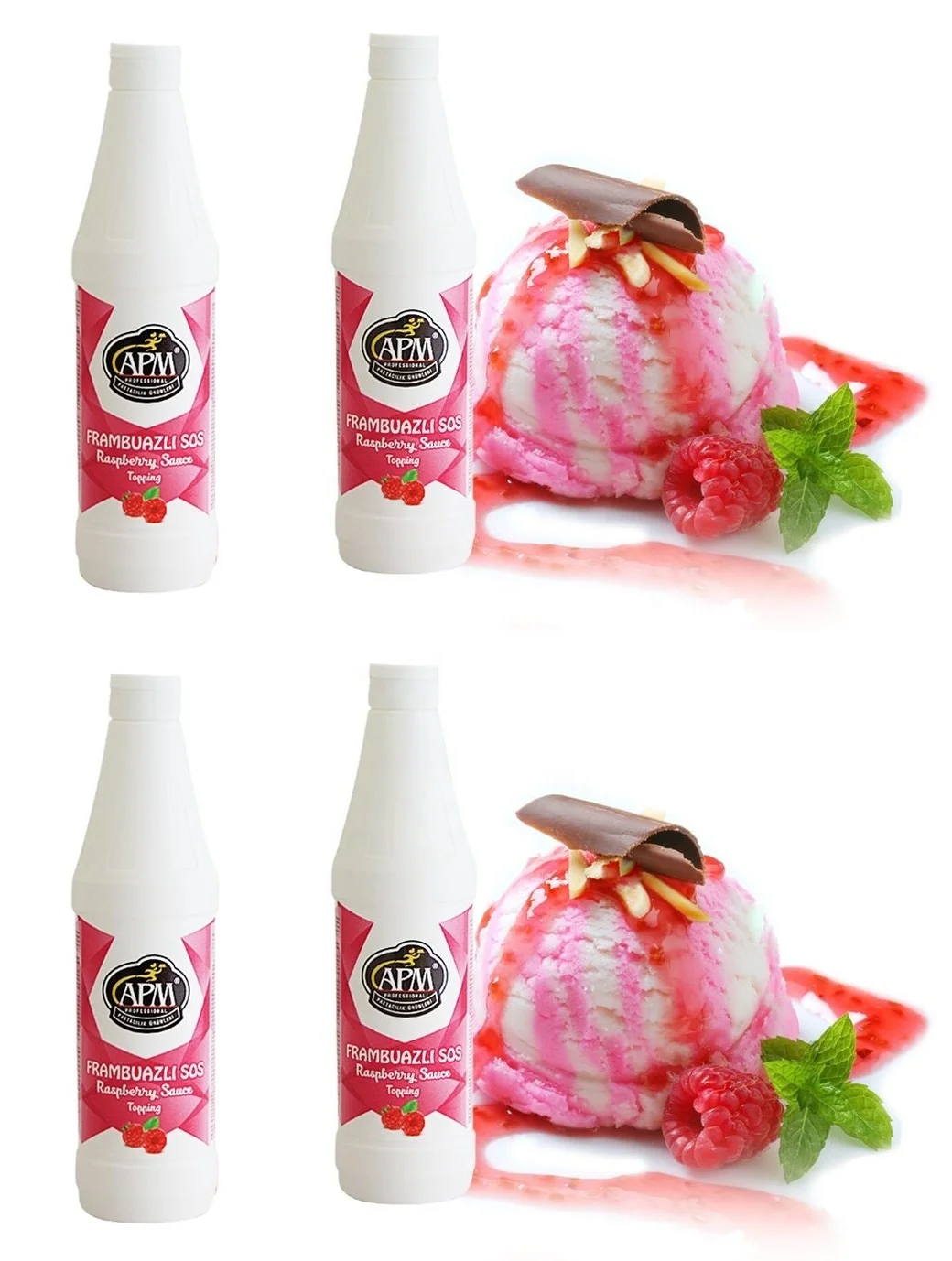 APM raspberry Topping Sauce For Pastry Sector And Industry