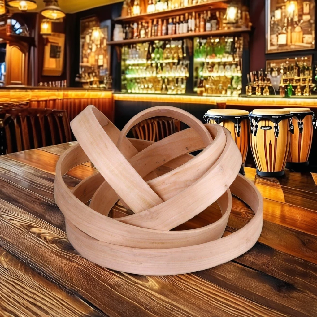 Handmade egg shape Shaman Drum Tambourine Drum Wood with Goatskin Head Percussion Instrument Frame Drum