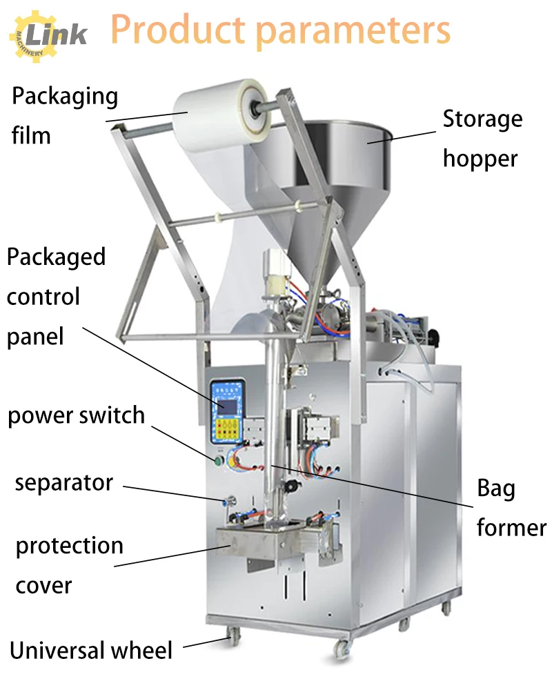 Multifunctional Automatic Manufacturer Shampoo Gel Ginger Garlic Sauce Chutney Packing Machine