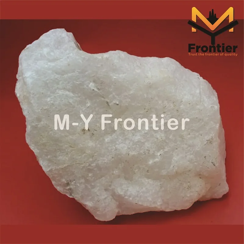 High Quality Natural Silica Quartz Industrial Mineral Crystal Quartz from Pakistan.