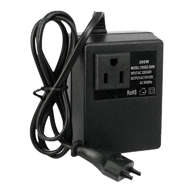 Преобразователь напряжения 200 Вт понижающий трансформатор 220 В в 110 переменного тока