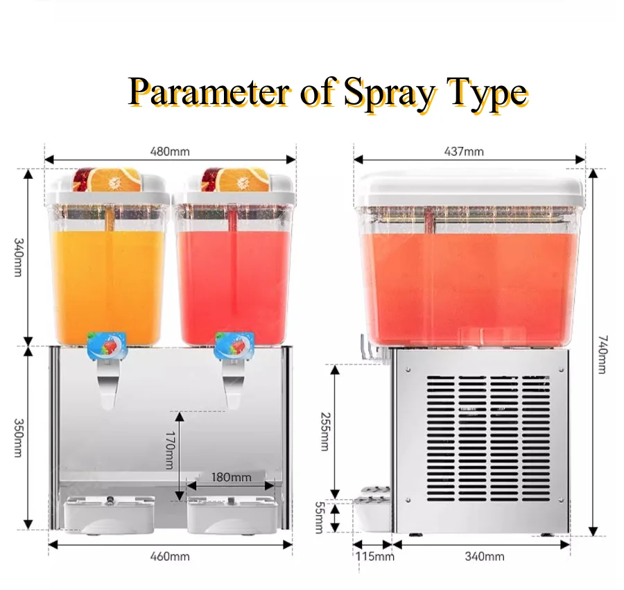 Juice dispenser beverage wine processing machinery drink dispensers for boba shop