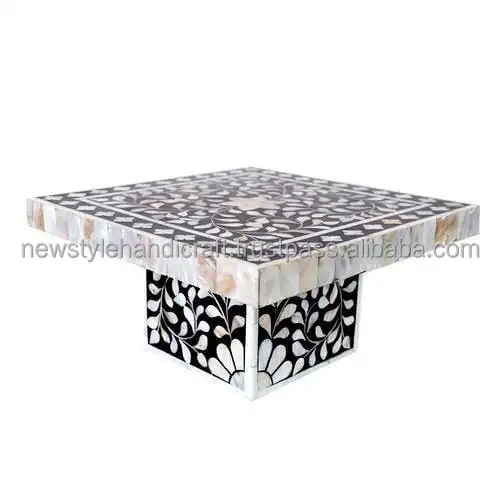 New Style Handicraft Cake Stand 2021 New Style Revolving Cake Stand Best Selling product  Mother of Pearls and Resin
