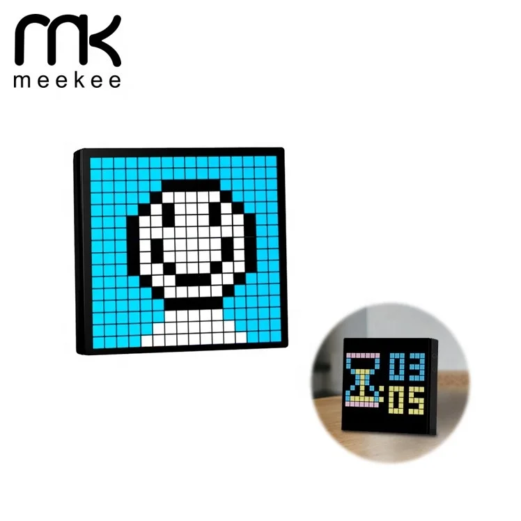 Ice cream shop restaurant pixel style led sign