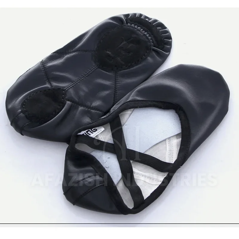 Brand New Composite Leather Ballet Dance Shoes Professional Soft Women Split Sole Pink Black Wholesale Ballerina Dancing Shoes