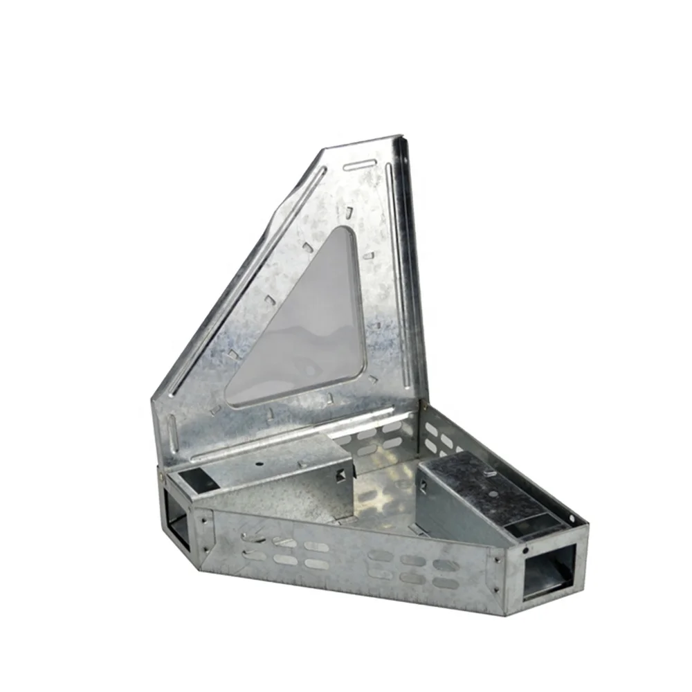 Ловушка для гуманной мыши ловушка многократного захвата клетка безопасного дизайна легкая в использовании борьбы с вредителями многоразовая под действием угловая крыса