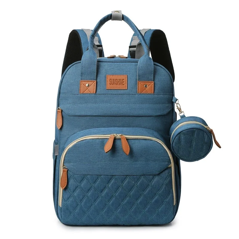 New design waterproof mattress inside big room multi functional travel cot diaper bag