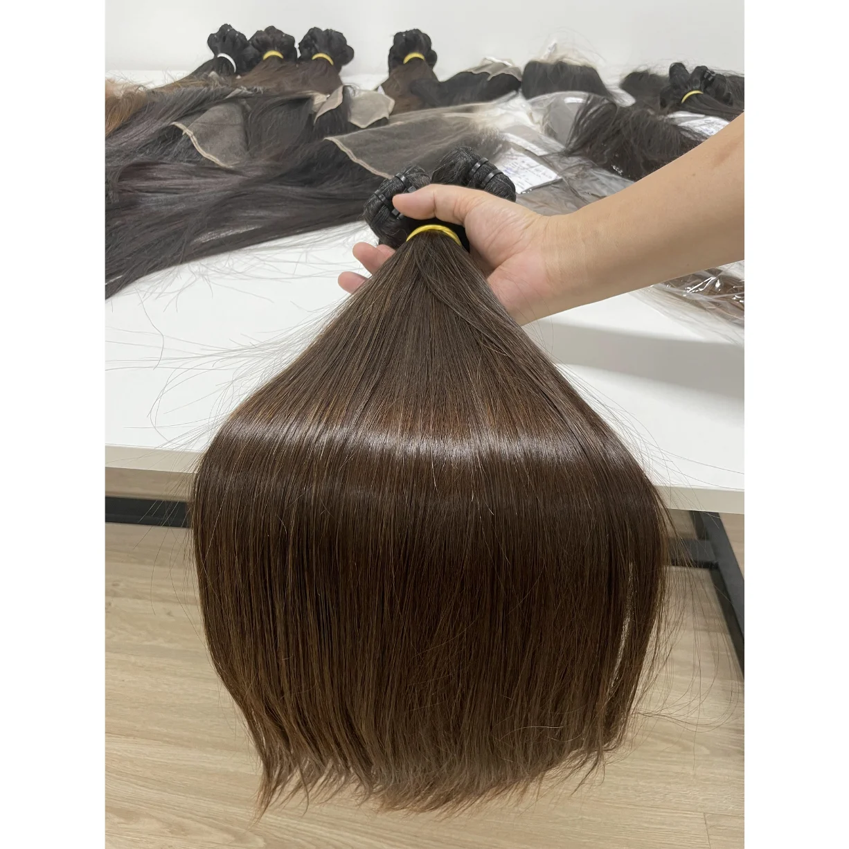 MH Trust 100% Vietnamese Human Hair Weft Extensions Hot Selling Wave Style Bundle Virgin Raw Hair for Braiding HD Lace