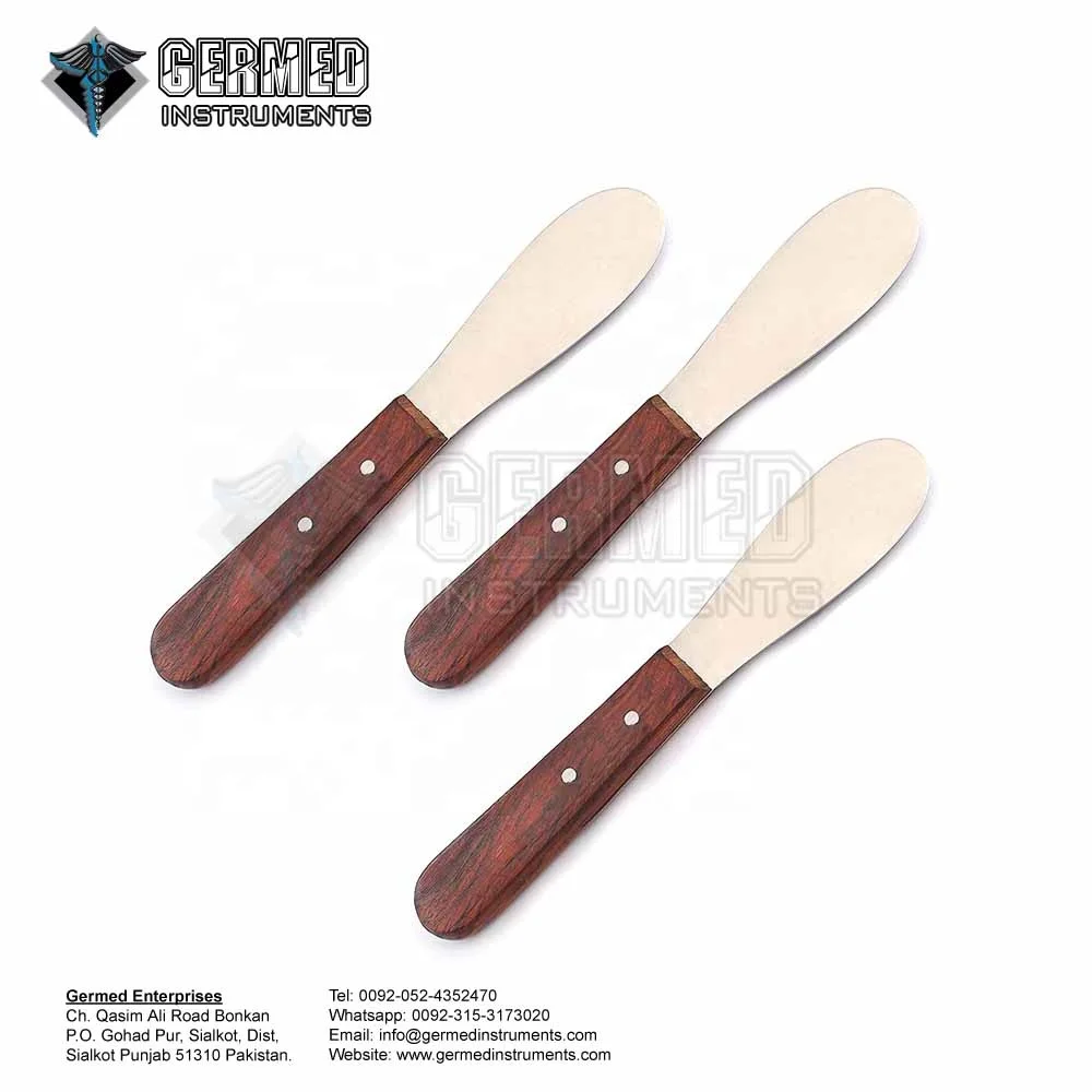 Manufacturer Supplier Sialkot Pakistan Made Dental Lab Spatula 11R Plaster Alginate Stainless Steel / Dental Mixing Spatula