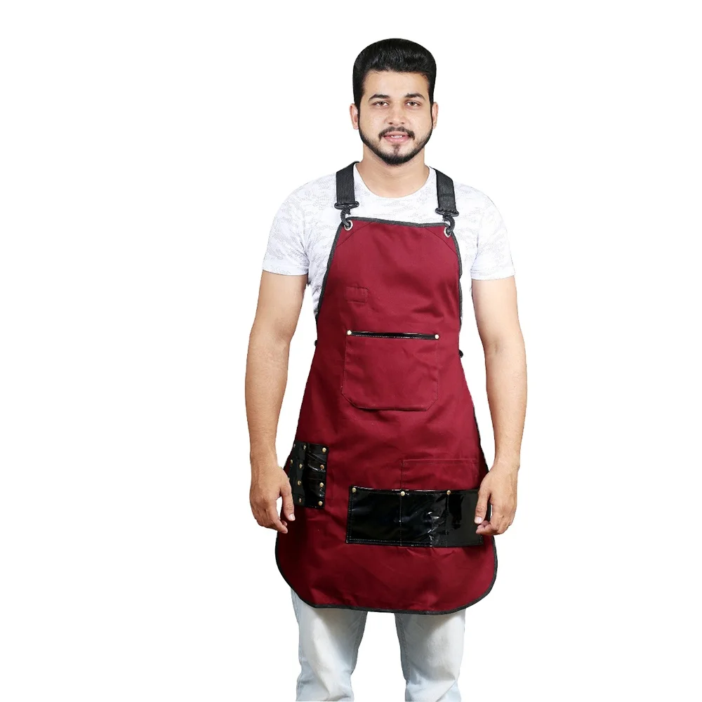 Jeans Eco-Friendly Custom Colors Breathable  Barber Apron Professional Hairdressing Gown Cape Shave Apron Hair Cutting Salon