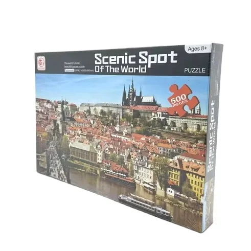500 Pieces Jigsaw Puzzle with Scenic Spot of The World for the Children and Adult