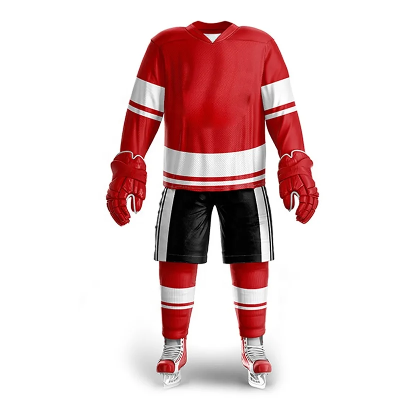 2024 Wholesale Best Quality New Style Sublimated Ice Hockey Uniform Fully Customized Ice Hockey Uniform Set