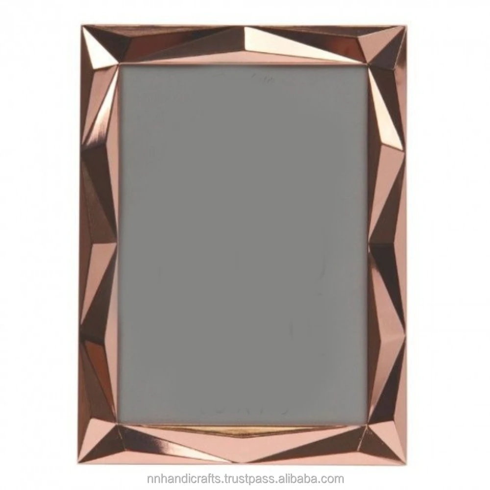 Rustic Metal Steel Nickel Plated Rectangular Chain Design Picture Frames Table Frames Table top Photo Frame For Home Office Girl