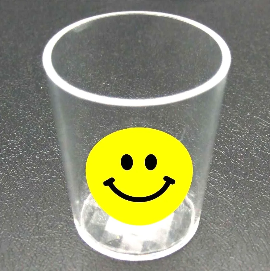 Promotional plastic 40 ml OEM Custom logo new design souvenir shot glasses