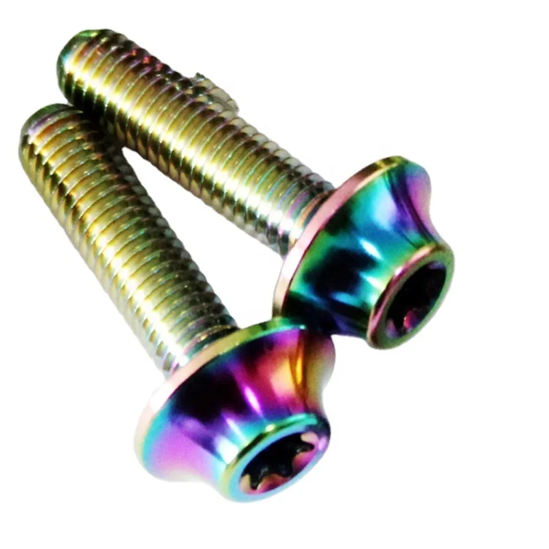 Titanium Screw Pure Titanium Round Head Cross Bolt Round Head Screw Titanium Alloy Fasteners