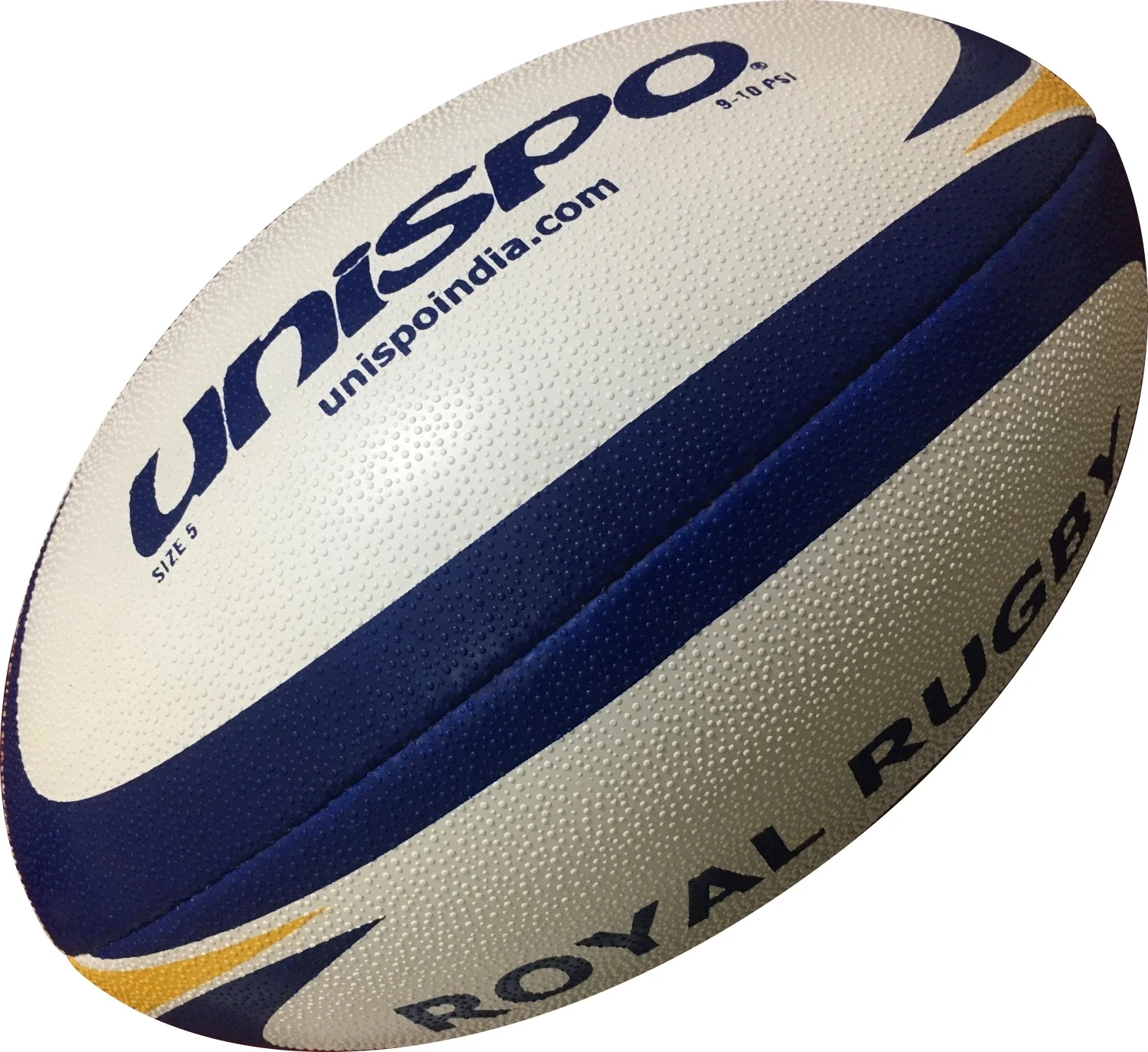 Custom Branded Rugby Ball Fully Hand Sewn with Long Lasting Grip and Bladder for Professional Use