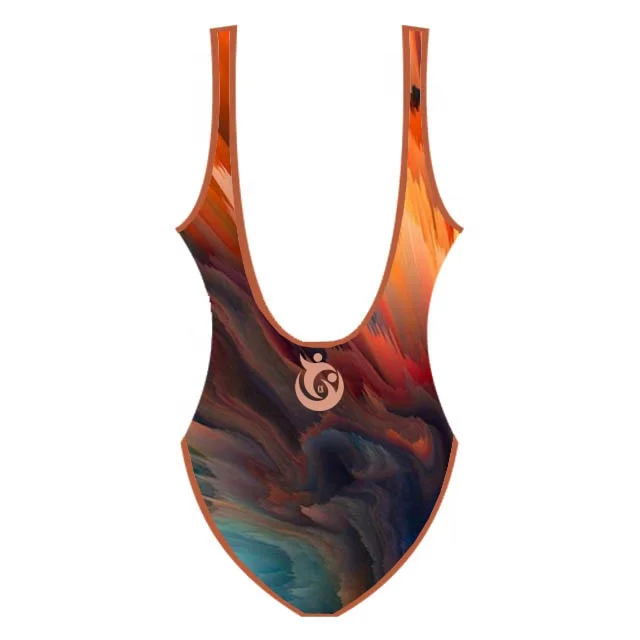 80% polyester 20% spandex new design 2023 Women one piece body suit 1 piece sexy bikini swim wear hot beach wear bathing wear