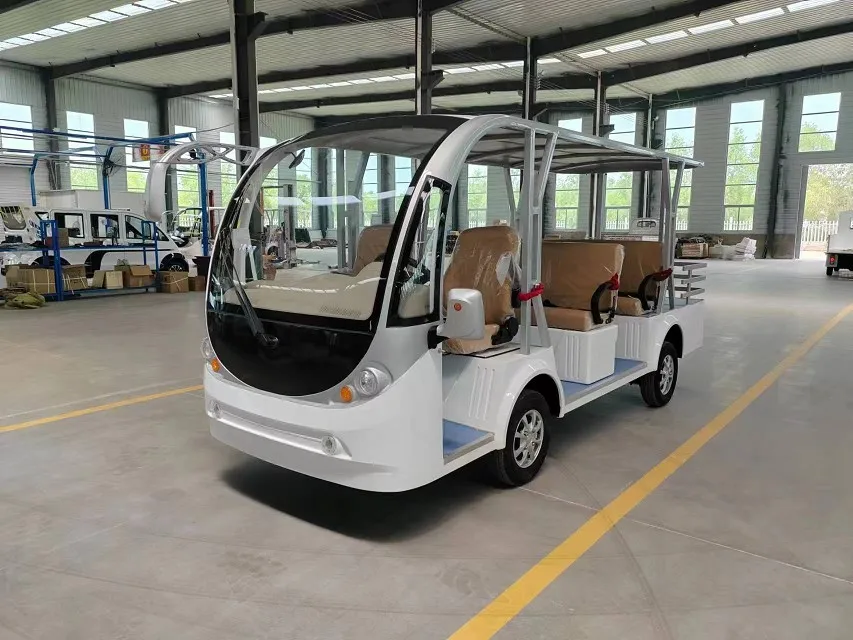 8 Seaters Sightseeing Bus Wholesale 72V Adults 4-wheel Electric Tourist Sightseeing Car