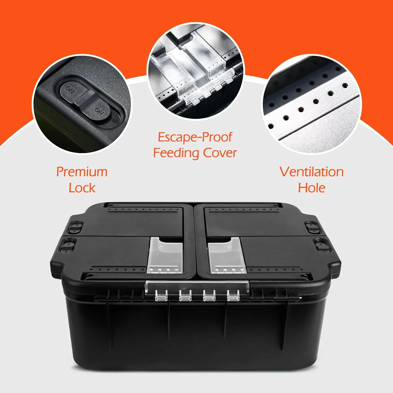 Pet Carrier for Travel Amphibians Habitat Terrarium Kits Guinea Pig Carrier Lizard Rabbit Carrier Cage Spider Gecko Chameleon