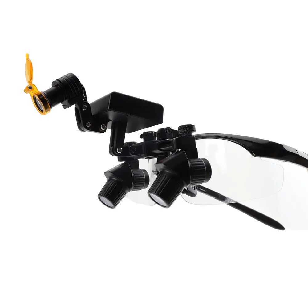 2.5X 3.5X Magnification Binocular Dental Loupe Surgery Surgical Magnifier with Headlight LED Light Dentist Medical Loupes Lamp