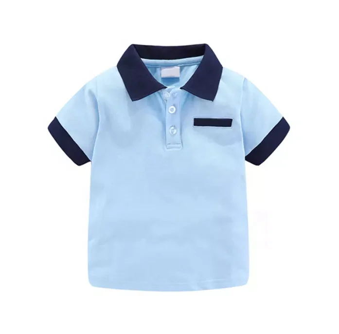 Fashion Cotton Breathable Blank Polo T-shirt Soft Plain Custom Logo Sportswear Polo Shirts with custom logo