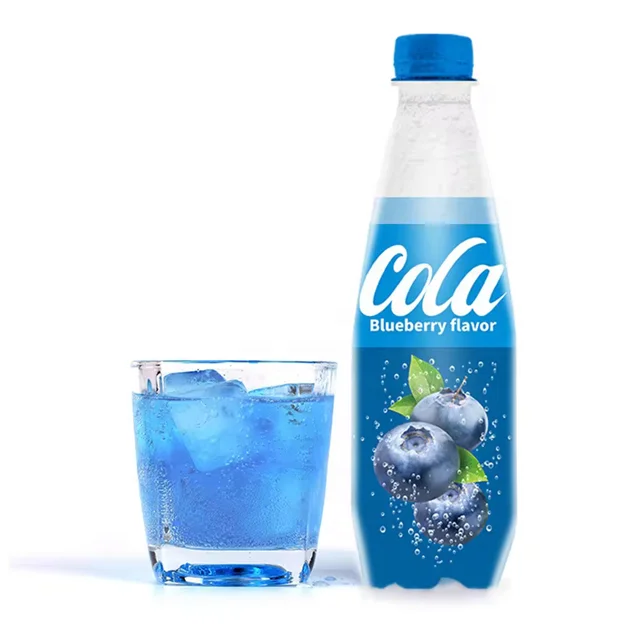 China Beverages Soft Drink Carbonated Water Coca Soda Cola Blueberry Sakura Peach Flavor Soda Ready to Drinks