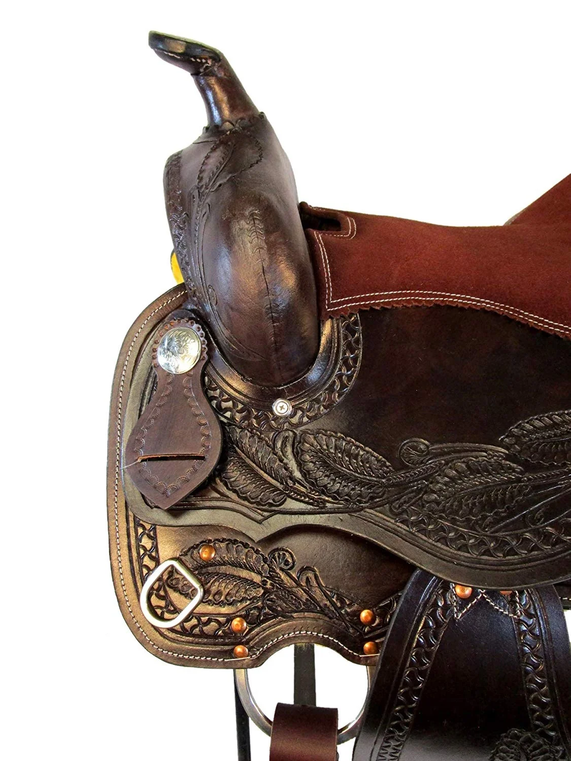 Классическое качественное удобное кожаное седло manпал для лошади ручной работы в западном стиле