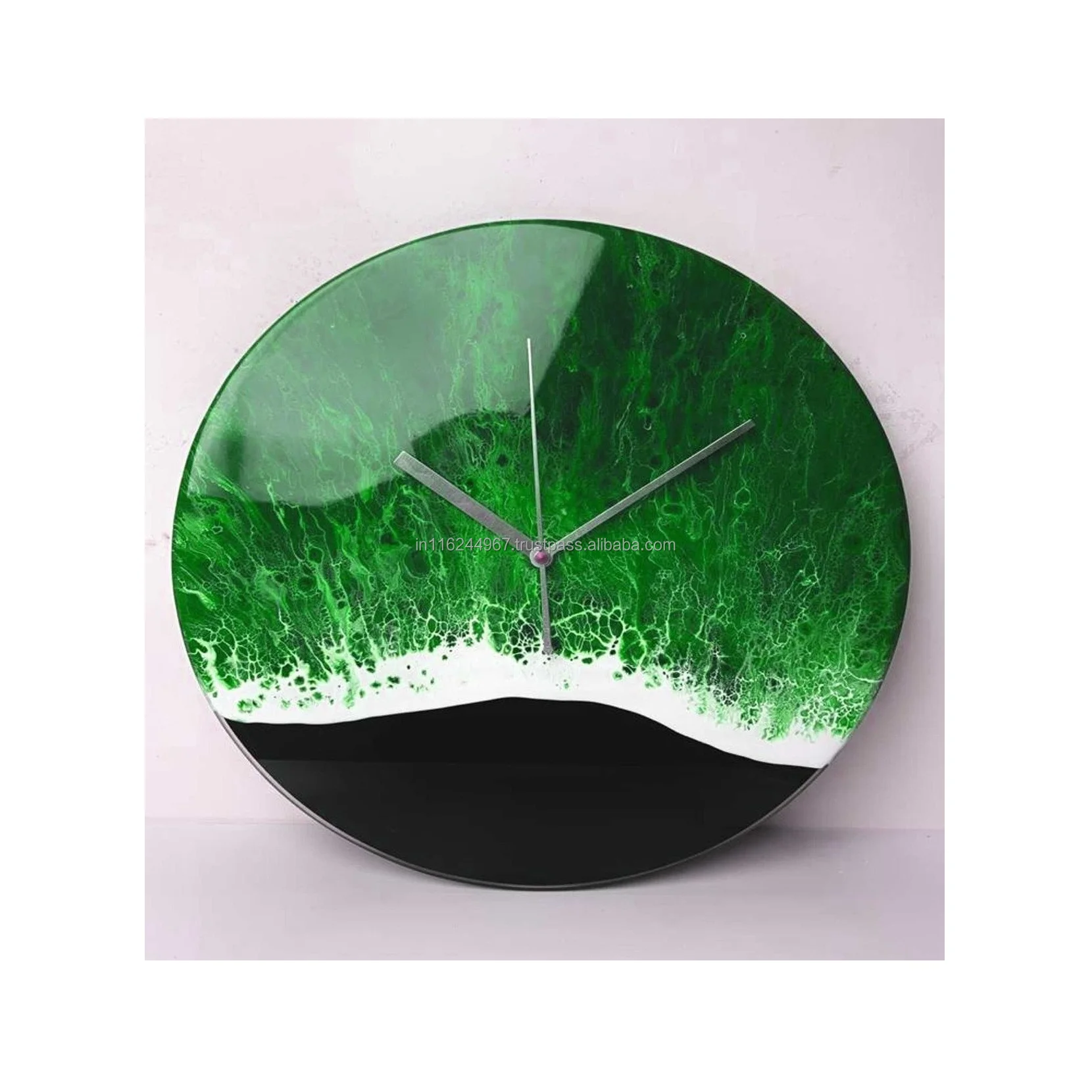 Best Selling Indian Handcrafted Epoxy Resin Wall Clocks for Gifting use Available at Affordable Price form India