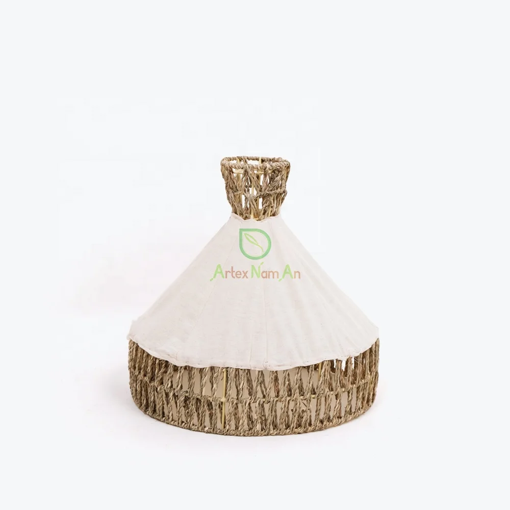 Eco friendly scandinavians straw pendant light/seagrass lamp/lamp shade fabric