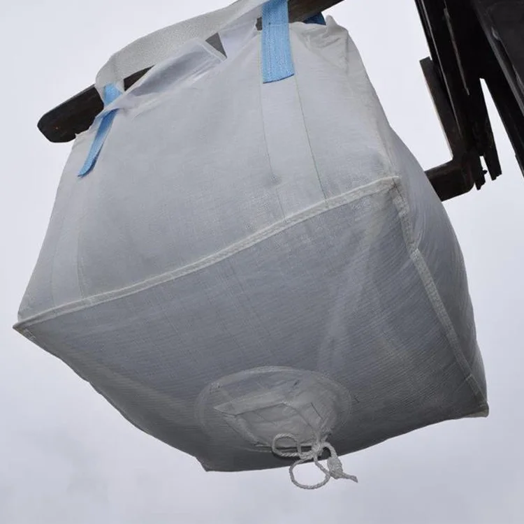Customized Pp Bulk Bag 1250kg for Coal Jumbo Bag Carbon black Super sacks bag 1 ton dimension cement Container packaging FIBC