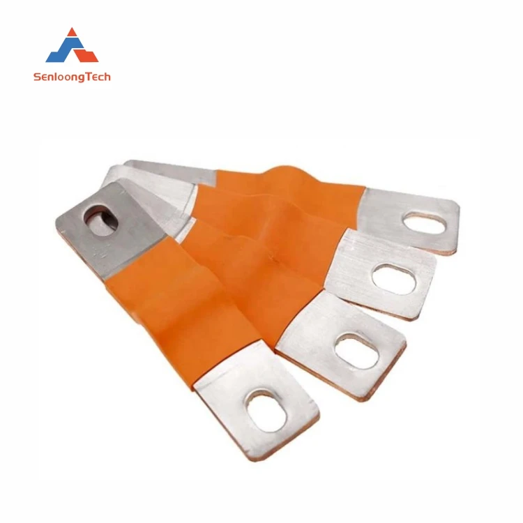 OEM manufacturers copper laminated flexible copper busbars braided solid flexible copper busbar