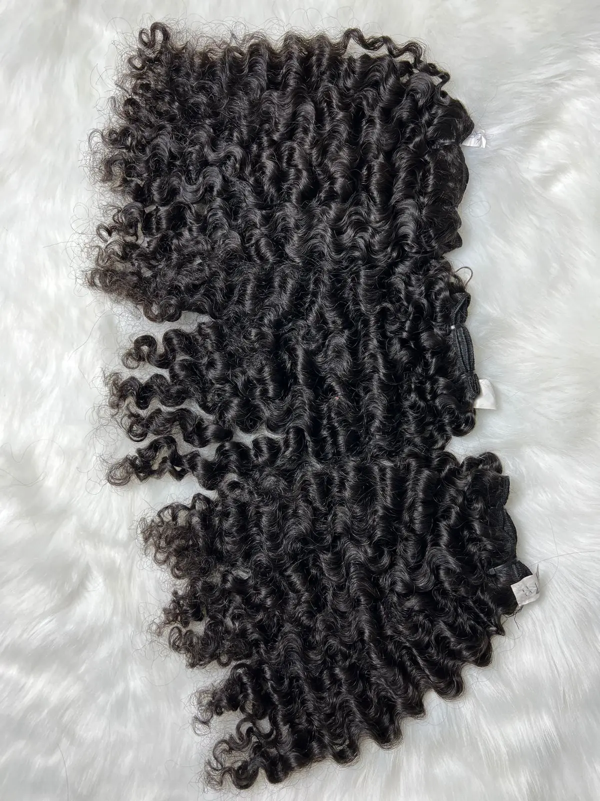 Raw Virgin Burman Curly Hair Bundle Mongolian Kinky Curly Hair, Cambodian Curly Human Hair Extensions For Black Women