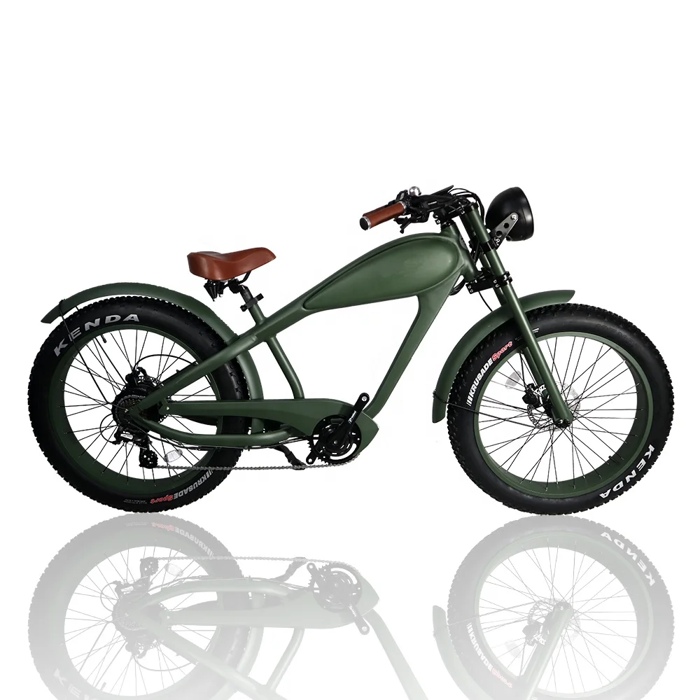 Hot selling retro vintage style USA off-road fat tyre high power cruiser electric bike motorcycles ebike