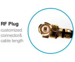 Dual band 2.4~5.8GHz indoor ipex connector WiFi antenna