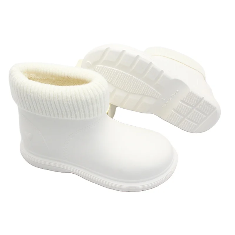 Lady Winter Shoes Outdoor Sandals Rain Clog Fur Rain Boots Women Shoes Waterproof