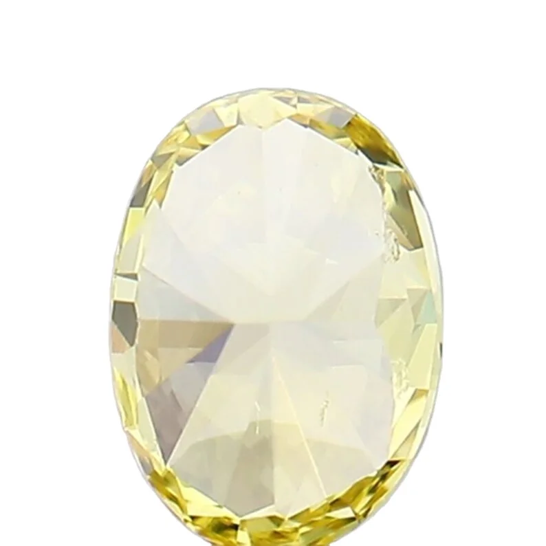 1 carat Yellow Colored Lab Grown Diamond Oval shape IGI Certified Polished Diamond Direct From wholesaler