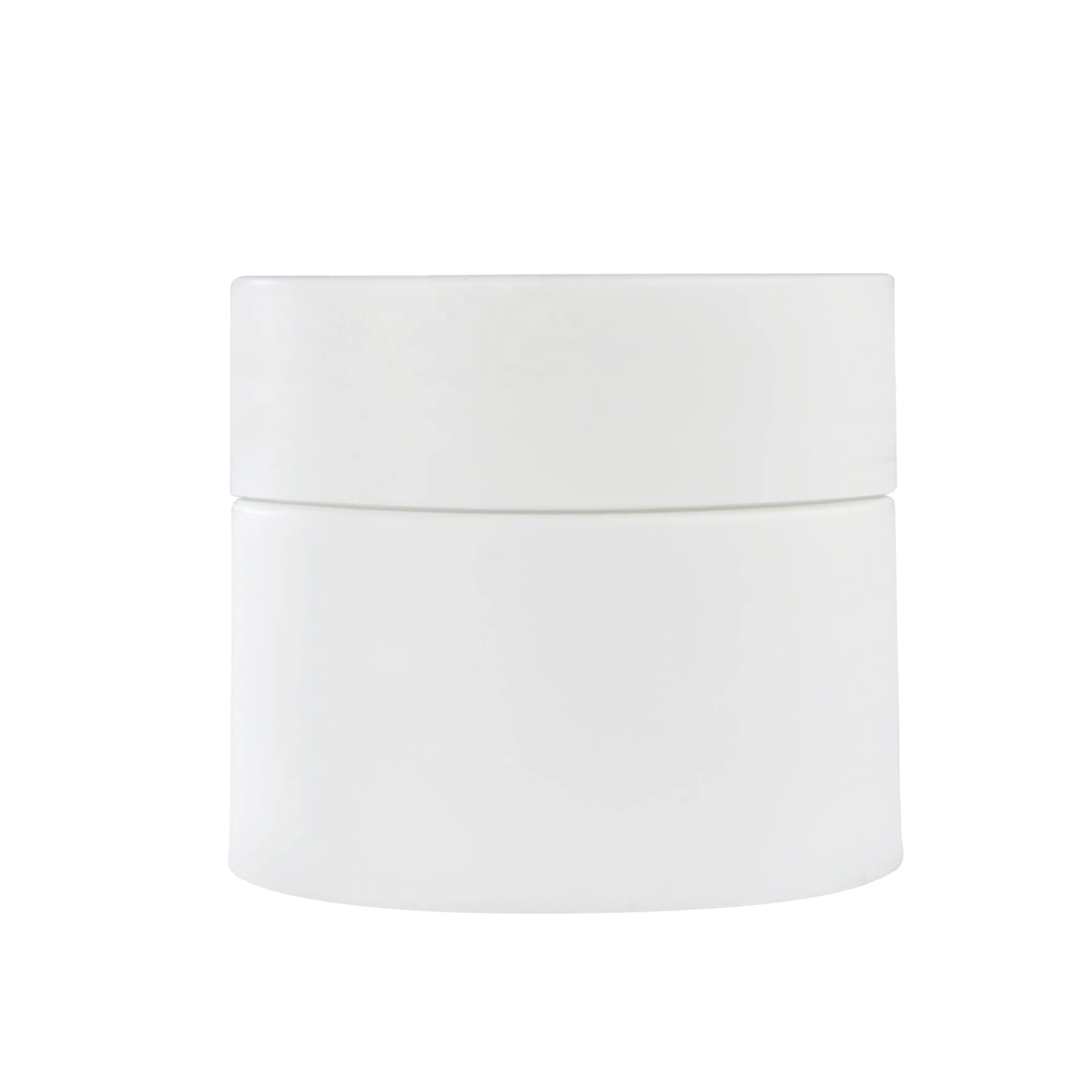 15ml Plastic Round Cosmetic Jars White PP Double-Wall Jar with White Cap for Cosmetic Product (ANH15)