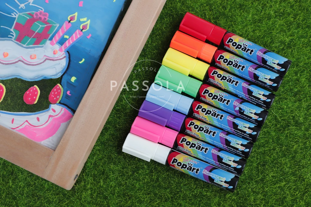 Флуоресцентная ручка на водной основе 8 мм 50 цветов