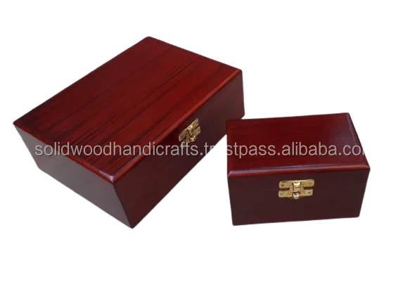 Wooden handicrafts Cherry color mdf  cremation urn for pet ashes