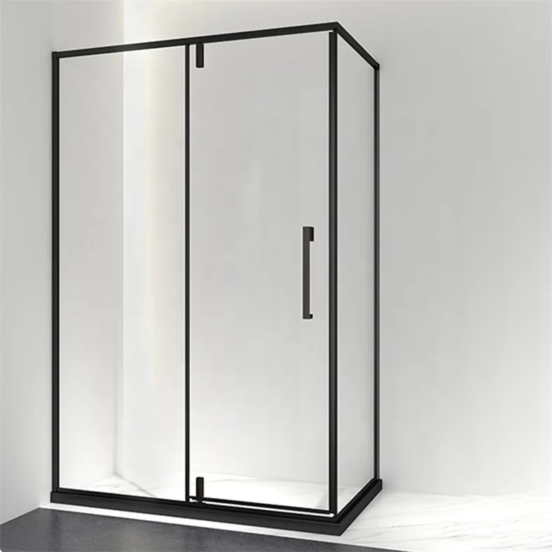 Custom Design Frameless Bathroom Shower Glass Doors Screen Single Set Bathroom Sliding Glass Shenzhen Bathroom Products