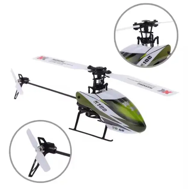 Wltoys XK K100 2.4G 6CH 3D 6G Mode Brushless Motor Remote Control RC Helicopter Quadcopter For Kids Gift Toys