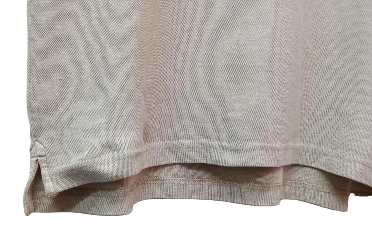  Мужская модная однотонная спортивная рубашка-поло из 100% хлопка удобная брендовая футболка-поло с коротким рукавом бангладеш