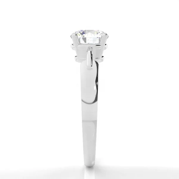 Custom Ring 2 carat 18K White Gold Stone Ladies Engagement Wedding Ring Set Women Diamond Jewelry Lab Grown Ring