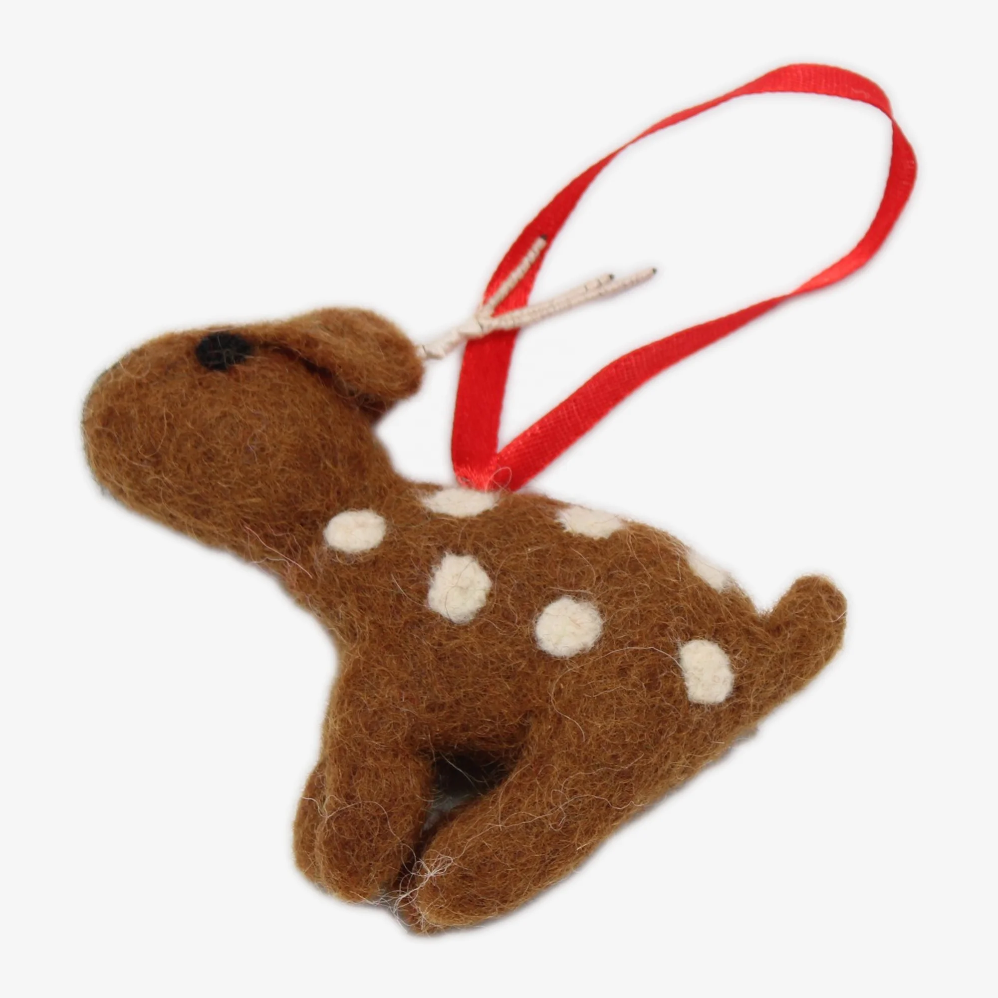 Custom 100% Wool Handmade New-Zealand Christmas Tree Decoration Indoor Use Felt Ornaments Weddings Gifts Style Love Product Toys