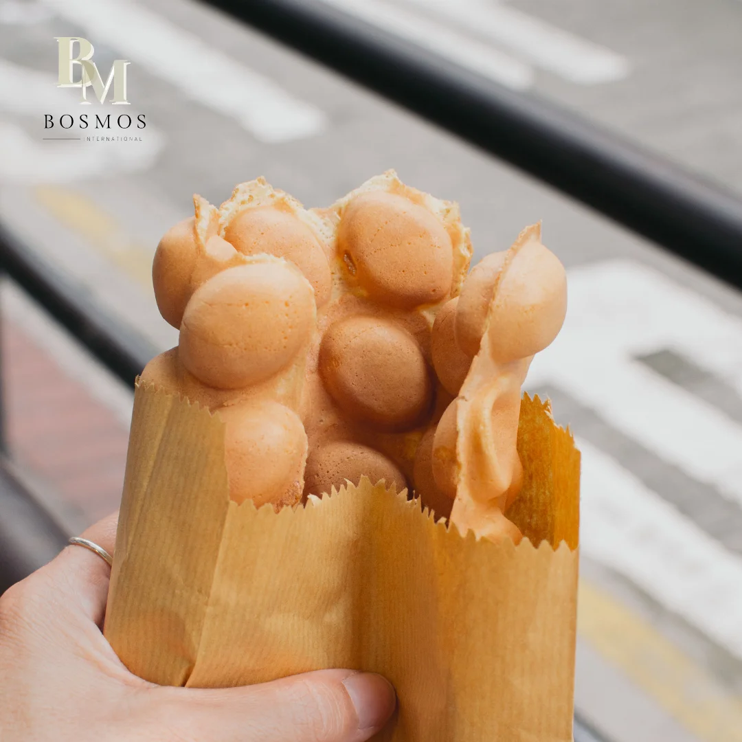 Bosmos_  Egg Waffle Powder 1kg- Best Taiwan Bubble Tea Supplier, Egg Waffle Powder